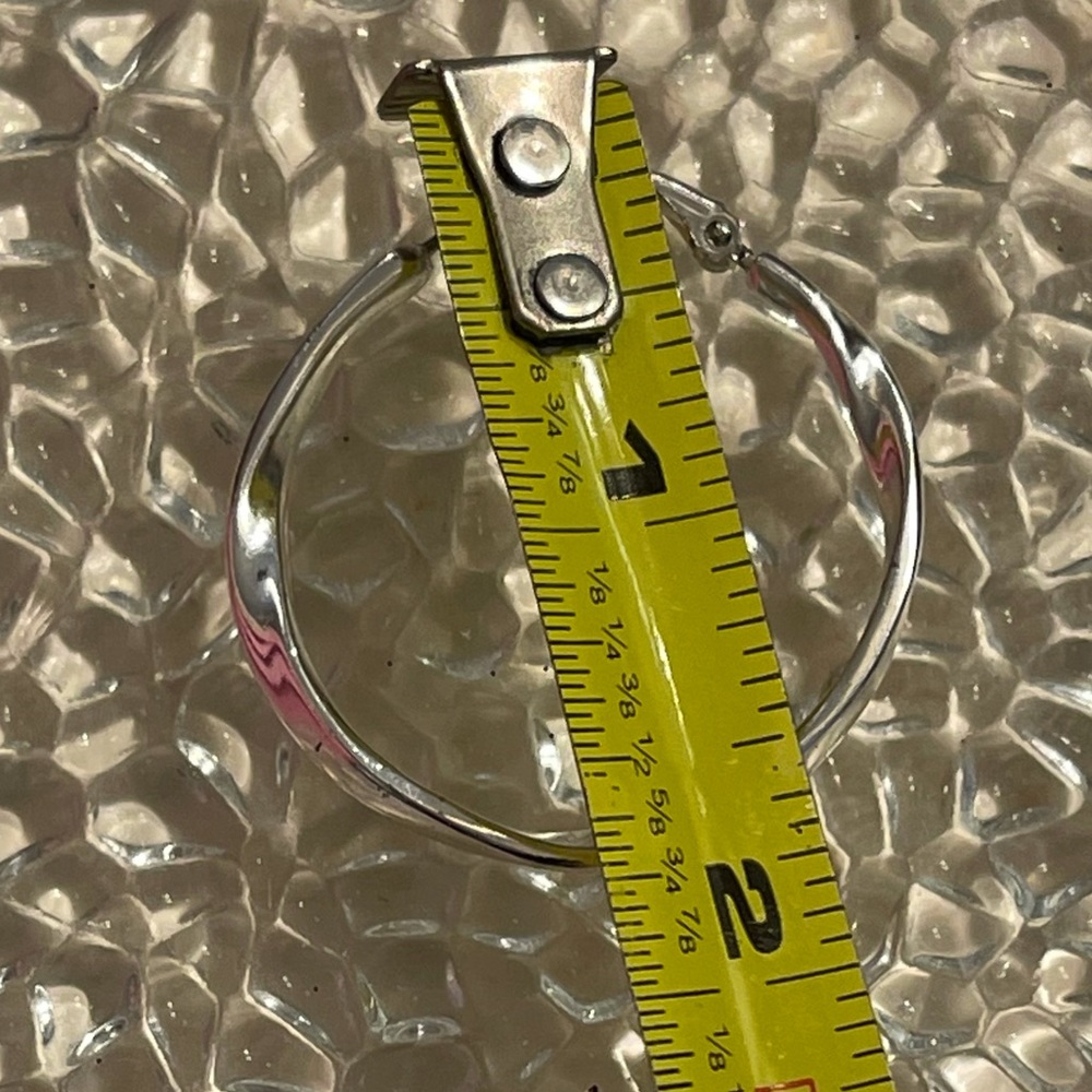 Silver Work Hoop - Picture 4 of 4